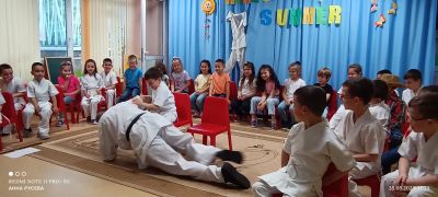 Открит урок по карате и английски език-трета и четвърта група  3